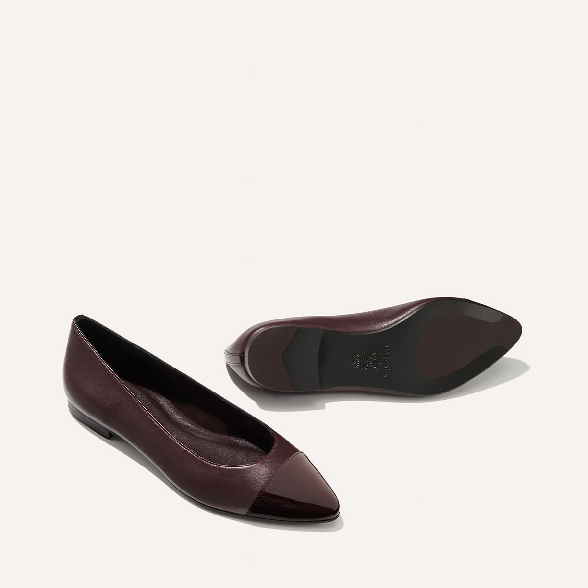 The Pointe - Burgundy Nappa and Patent