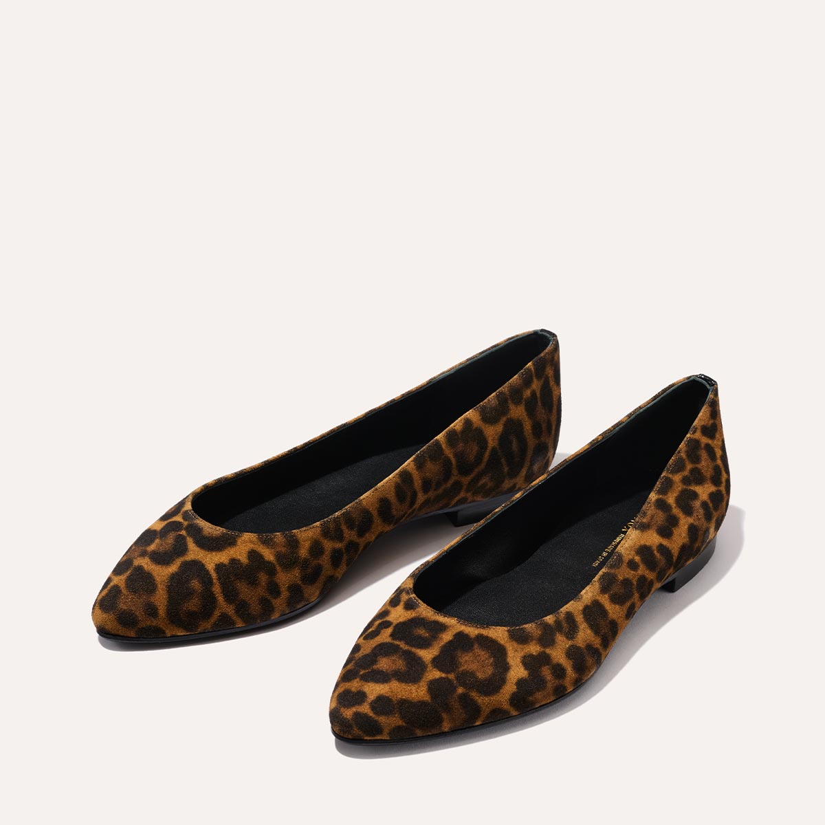 Pointe Leopard Suede
