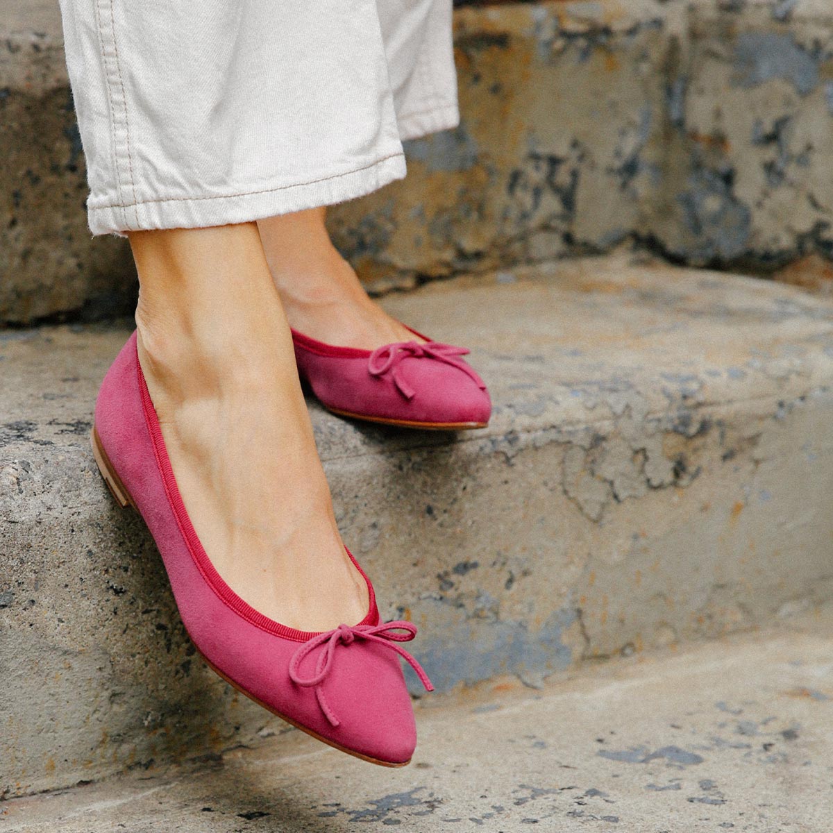 The Pointe - Peony Suede