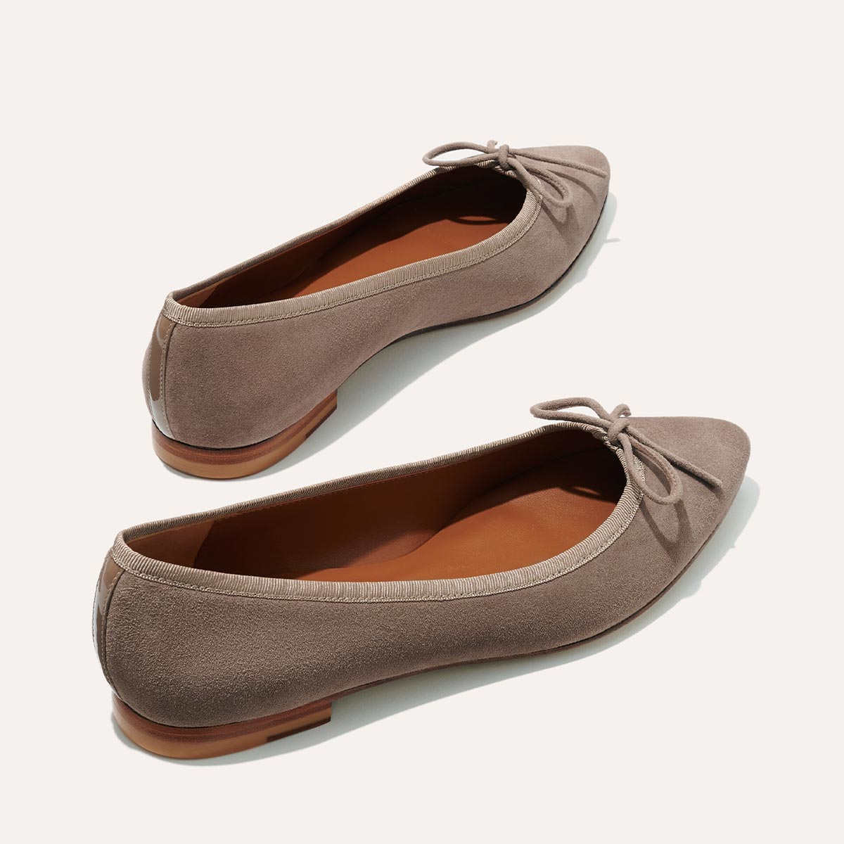 The Pointe - Taupe Suede