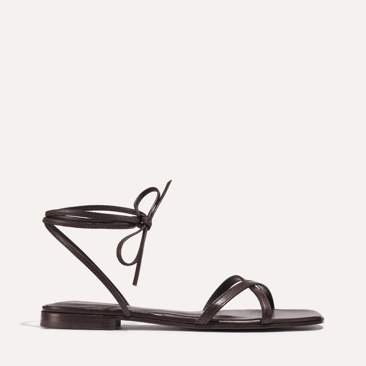 Wrap Sandal Espresso Nappa