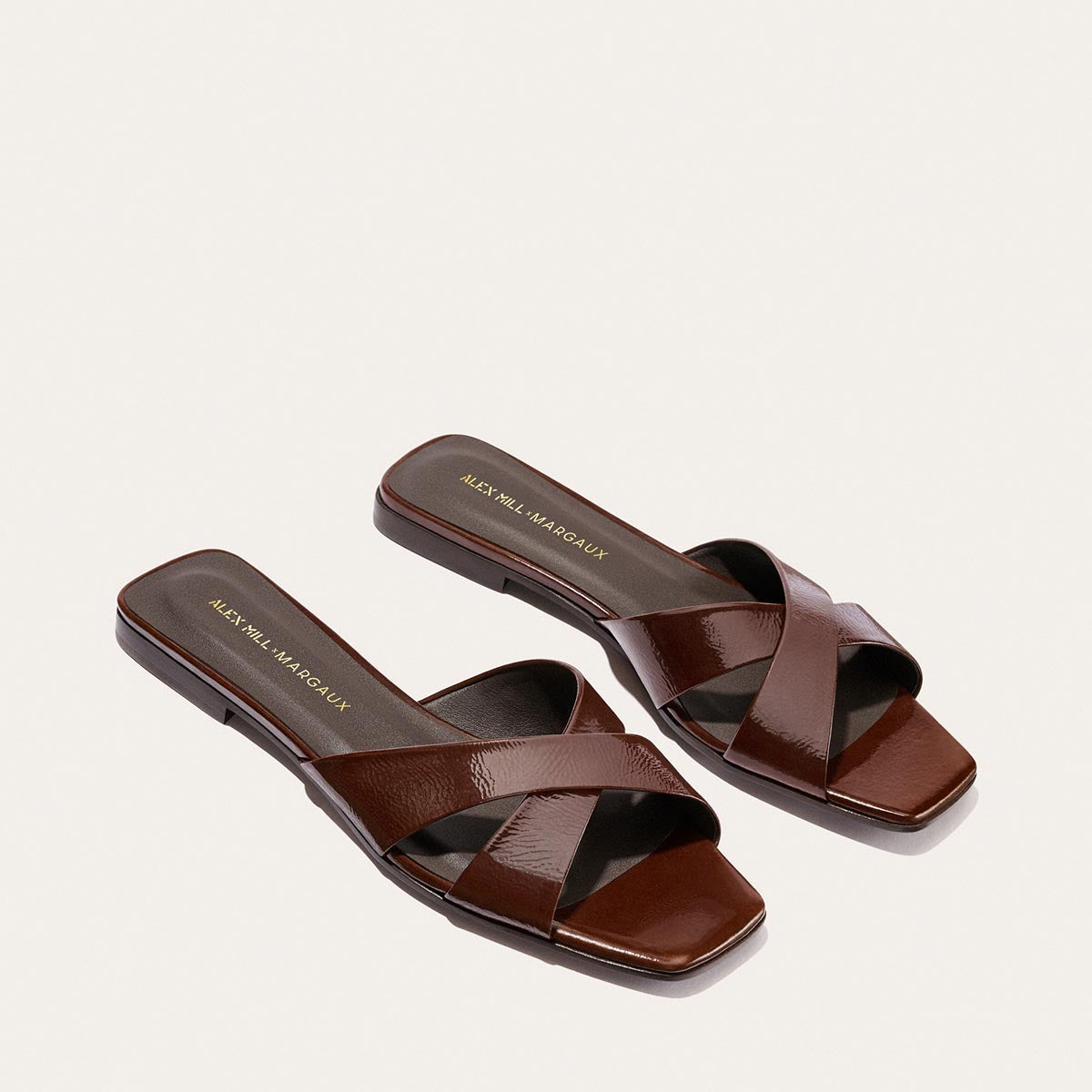 Alex Mill Margaux Collaboration Sandal Brown Leather