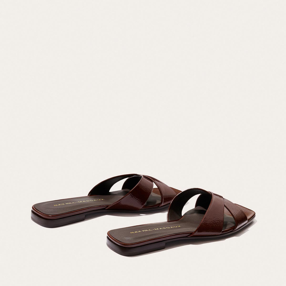Alex Mill Margaux Collaboration Sandal Brown Leather