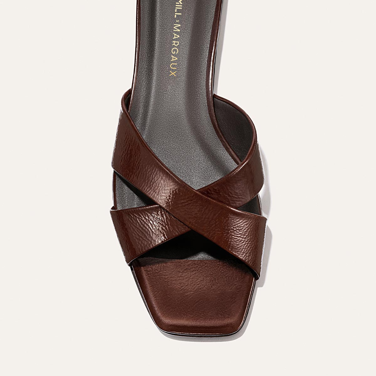 Alex Mill Margaux Collaboration Sandal Brown Leather