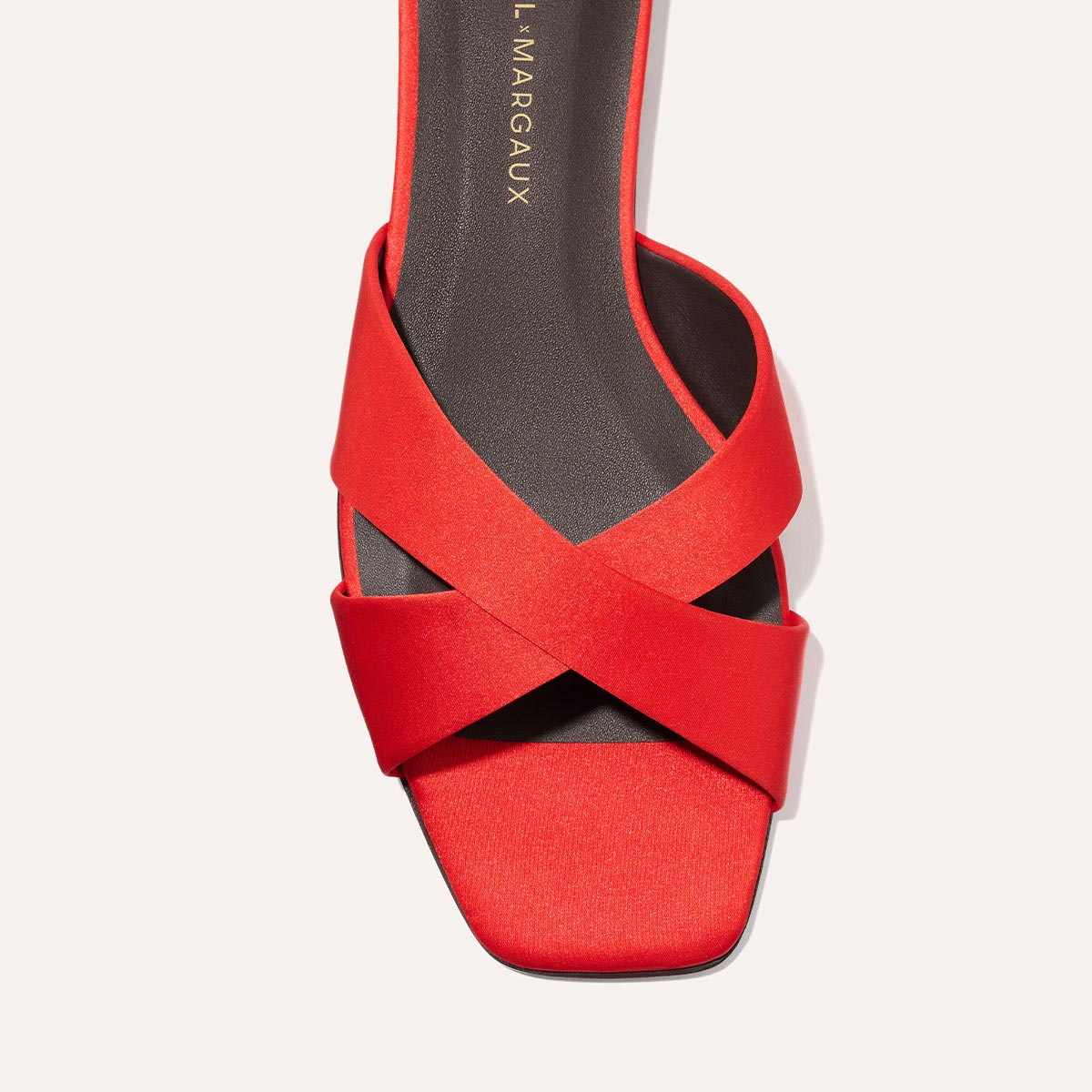 Alex Mill Margaux Collaboration Sandal Red Satin