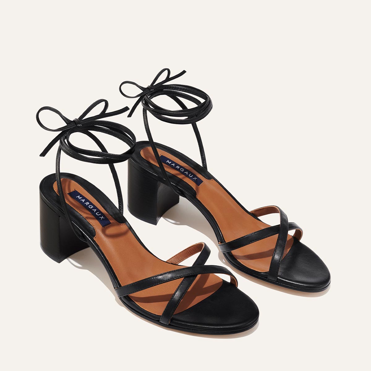 The Soho Sandal - Black Nappa – Margaux