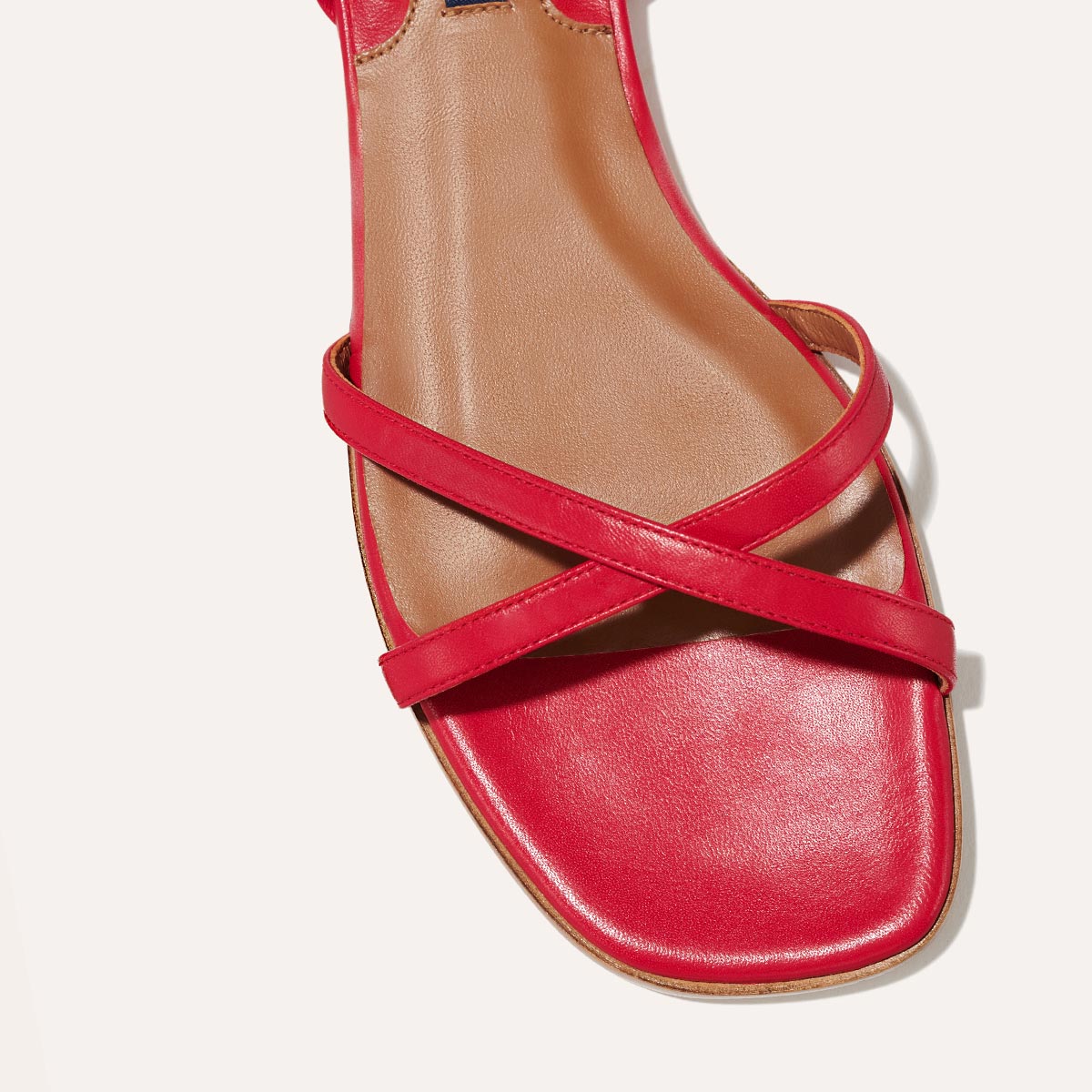 The Wrap Sandal - Poppy Nappa