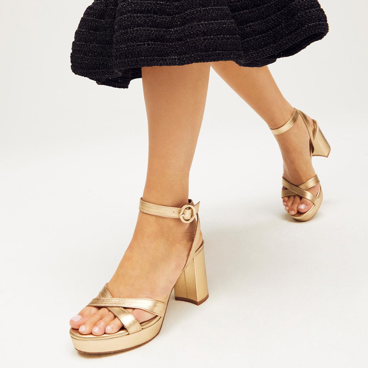 Platform Sandals Collection The Platform From Margaux - A Luxury Handmade Platform Strap Sandal