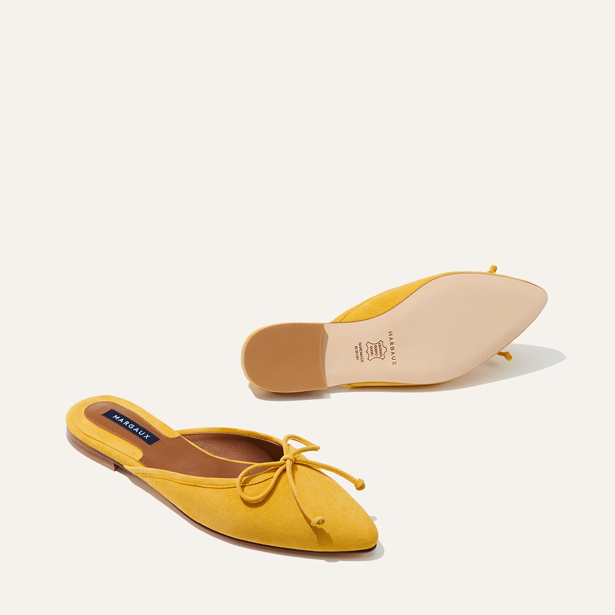 The Ballet Mule - Canary Suede