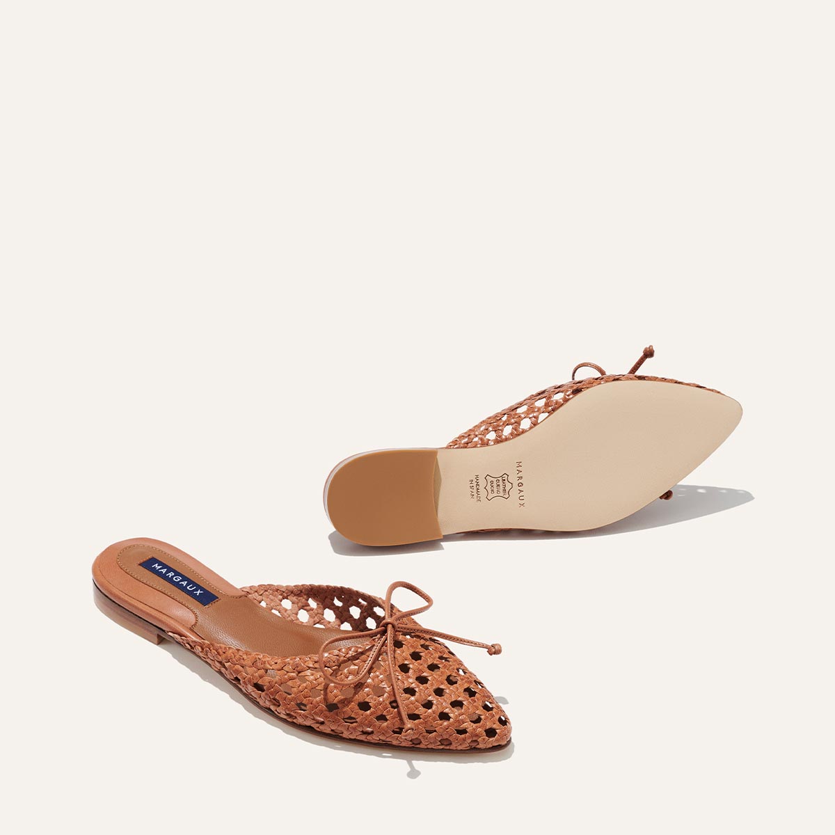 The Ballet Mule - Saddle Woven Leather