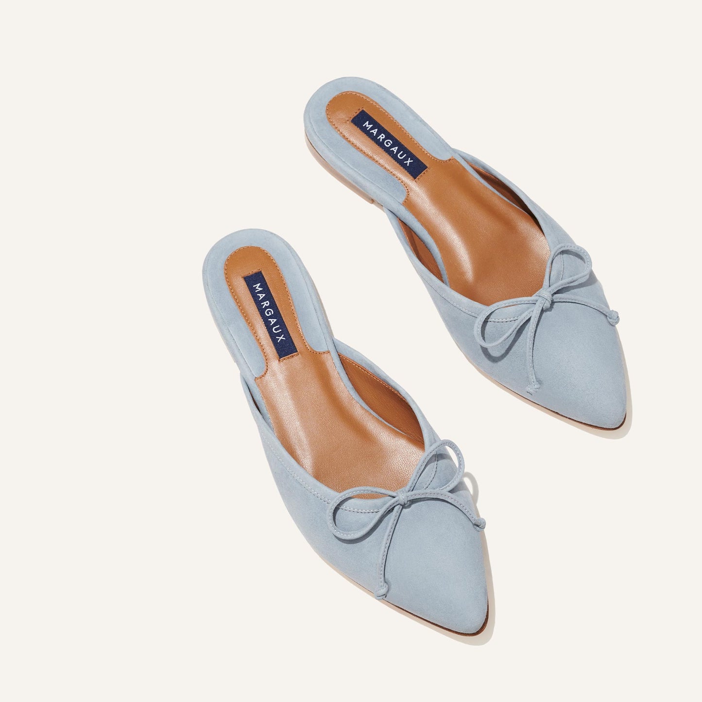 The Ballet Mule - French Blue Suede