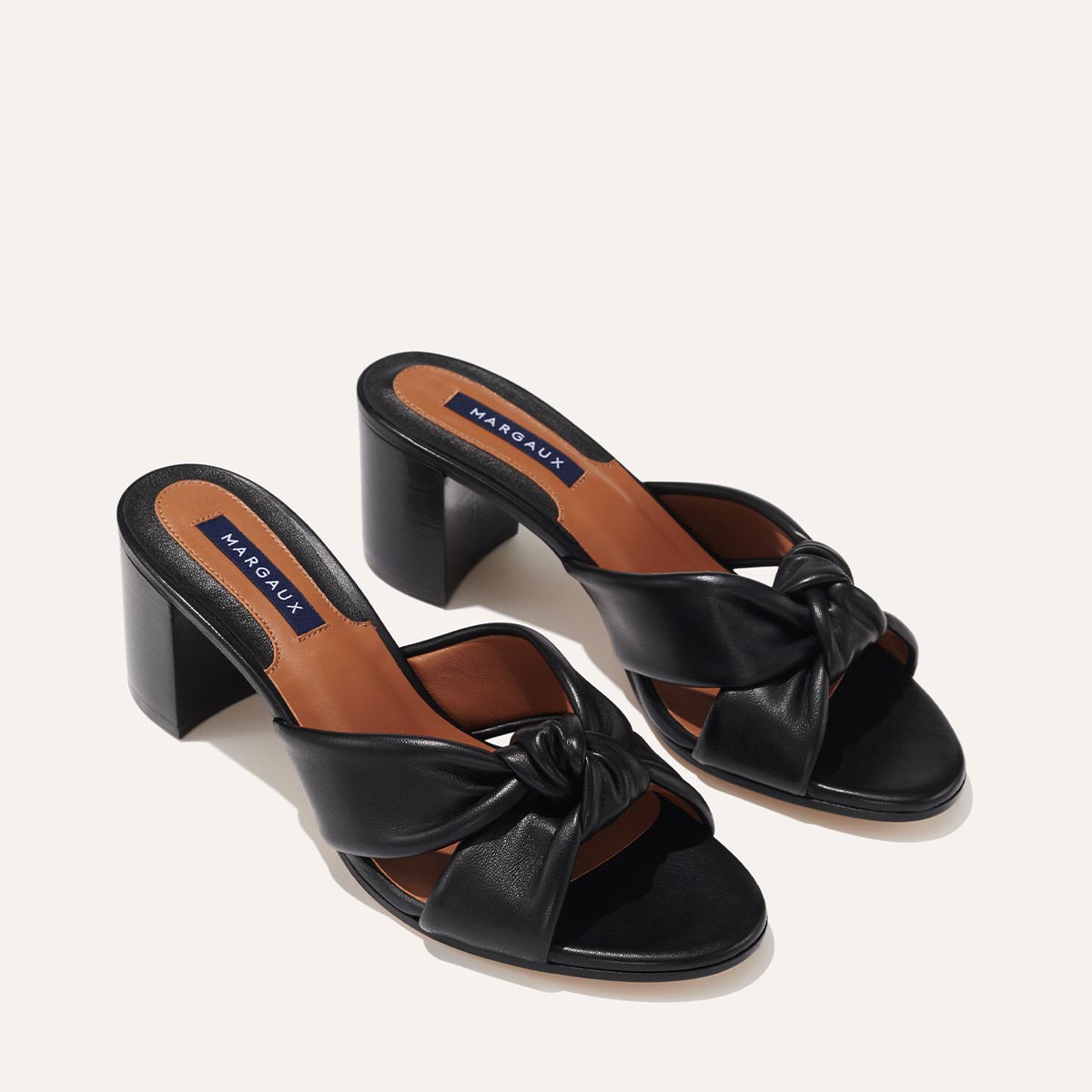 The Carmine Mule - Black Nappa