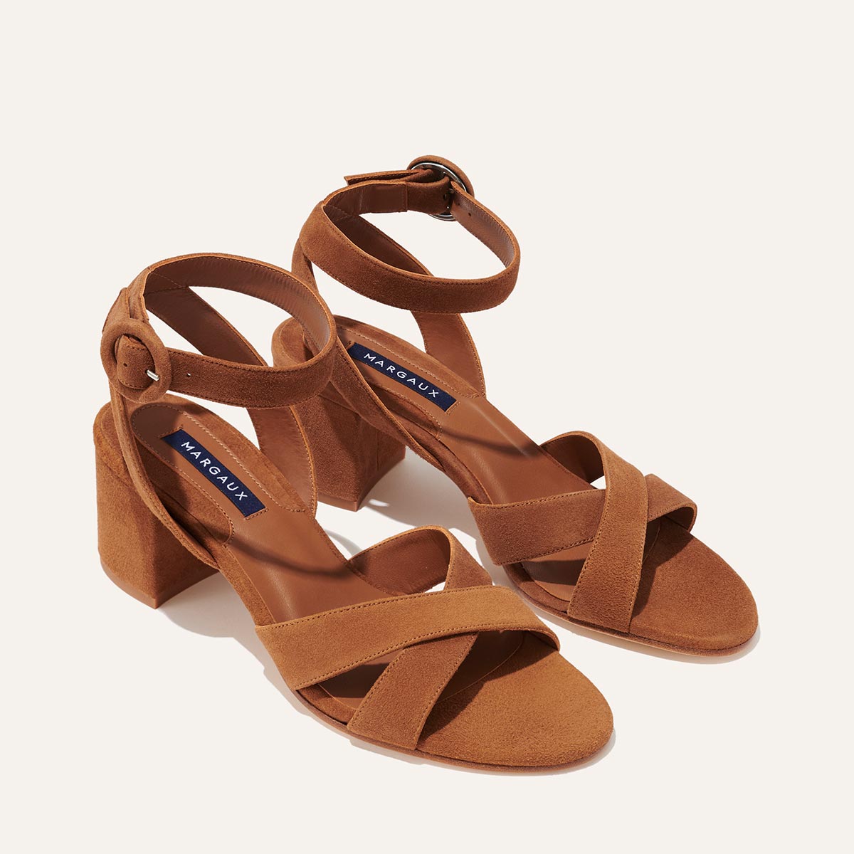 The City Sandal - Chestnut Suede