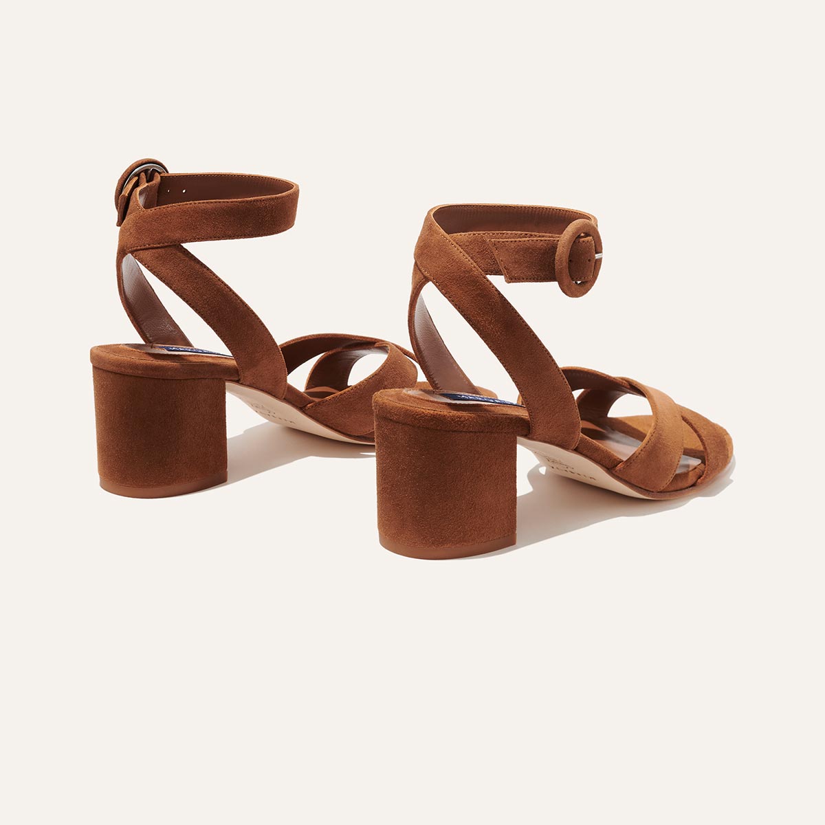 The City Sandal - Chestnut Suede