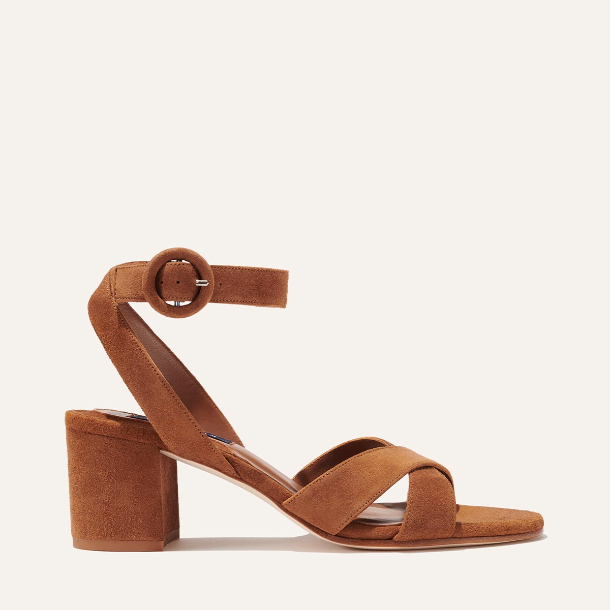 The City Sandal - Chestnut Suede