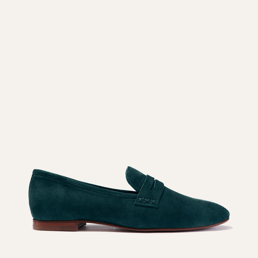 The Penny - Emerald Suede
