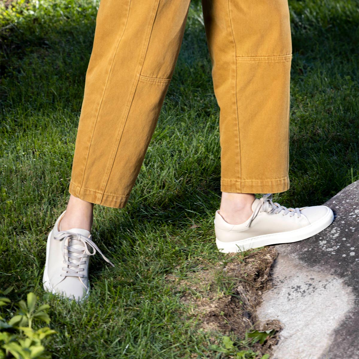 The Sneaker - Ecru Calf