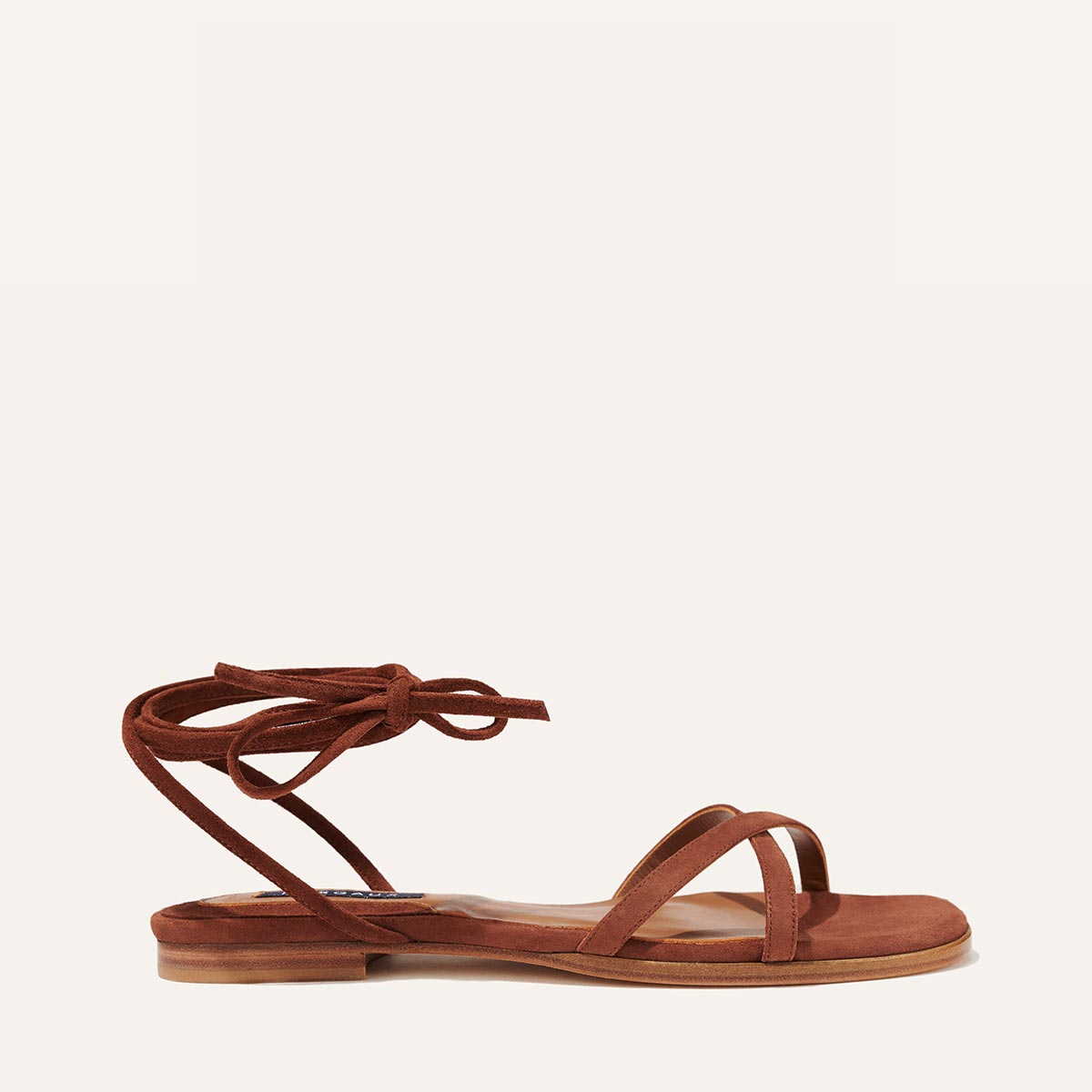 The Wrap Sandal - Hickory Suede