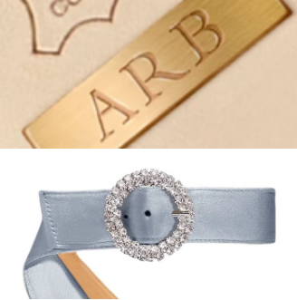 Crystal Buckle, Monogram